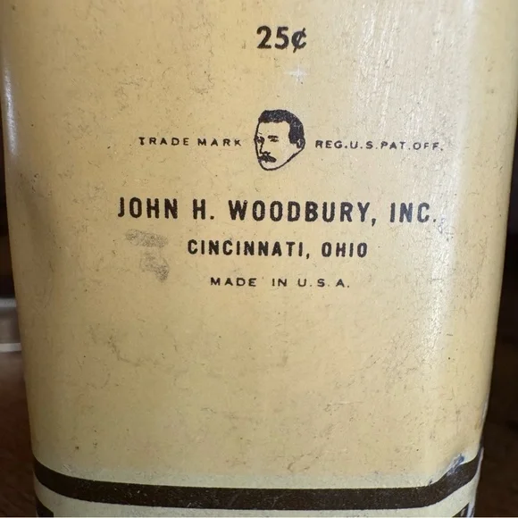 VTG Advertising Tin—Woodbury After Shave Powder - Picture 7 of 9
